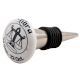 Libra Flat Ceramic Wine Stopper